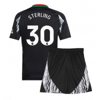 Arsenal Raheem Sterling #30 Bortaställ Barn 2024-25 Korta ärmar (+ Korta byxor)